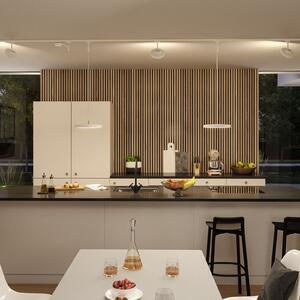 Paulmann Spot LED URail Hildor, alb semnal, 3.000K, dimabil, reglabil, Alb, Studiu / Birou, Metal, Modern