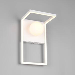 Trio Lighting Aplică de perete LED Arola, alb mat, lățime 17 cm, metal, reglabil, Alb, Camera de zi / sufragerie, Metal, Modern