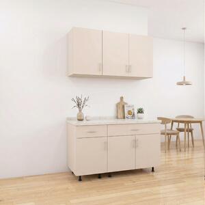 Set Bucatarie Modulare 120 cm, Culoarea Casmir, Pal 18mm, Blat Termorezistent