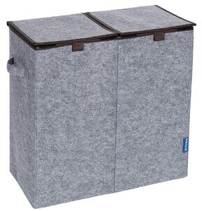 Coș de rufe 2 compartimente DUO, 82 L, WENKO