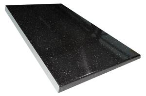 Blat Bucatarie Termorezistent L60 x A60 cm, Culoare Negru, Grosime 2,8 cm