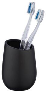 Pahar ceramic pentru periuțe de dinți BADI, gri, Wenko