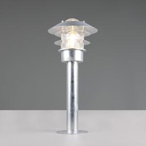 Trio Lighting Lampă cu soclu Ruvuuma, culoare zinc, înălțime 50 cm, metal, IP44, reglabil, Metalic, Metal