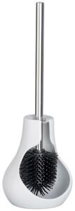 Perie WC cu suport DROP NEO, Alb, 40x14x13,5 cm, WENKO