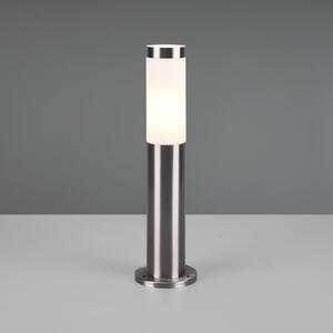 Trio Lighting Lampă cu soclu Trioto, culoare nichel, înălțime 45 cm, oțel inoxidabil, reglabil, Metalic, Oțel inoxidabil, Modern