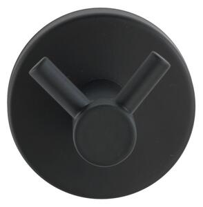 Cuier prosoape BOSIO, Negru, 5,5x5,5 cm,WENKO