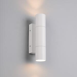 Trio Lighting Lampă de exterior Yamuna, alb mat, înălțime 23 cm, metal, IP65, reglabil, Alb, Aluminiu, Modern