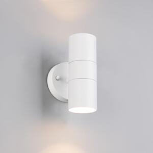 Trio Lighting Lampă de exterior Turia, alb mat, înălțime 16 cm, metal, reglabil, Alb, Aluminiu, Modern