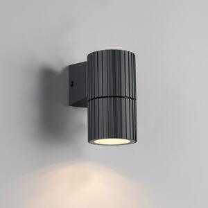Trio Lighting Lampă de exterior Parana, antracit, înălțime 11 cm, metal, reglabil, Negru, Aluminiu, Modern