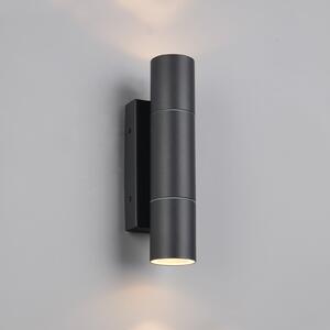 Trio Lighting Lampă de exterior Yamuna, antracit, înălțime 23 cm, metal, IP65, reglabil, Negru, Aluminiu, Modern