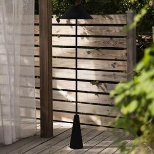Globen Lighting Lampă de exterior cu baterie Cannes, negru, IP54, reglabil, Negru, Camera de zi / sufragerie, Metal, Scandinavă