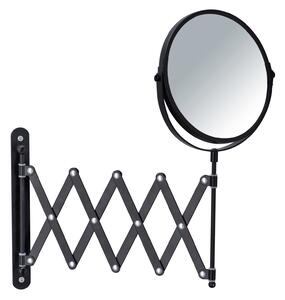 Oglindă cosmetică EXCLUSIV, telescopică, neagră, WENKO
