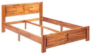 Cadru de pat, 140 x 200 cm, lemn masiv de acacia
