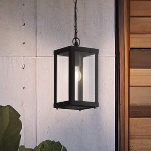 EGLO Lampă suspendată de exterior Alamonte 1, negru, lungime 15 cm, metal, Negru, Metal