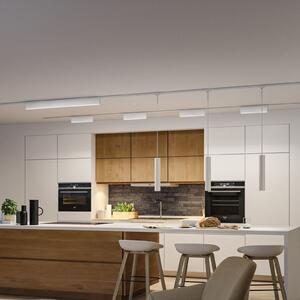 Paulmann URail LED-Lichtleiste Ceris, 3000K, aluminiu, dimabil, reglabil, Alb, Camera de zi / sufragerie, Aluminiu, Modern