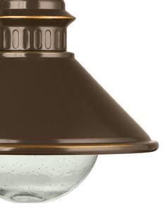 EGLO Lampă de exterior Albacete, maro/cupru, Ø 26 cm, metal, Maro / Rugină, Metal