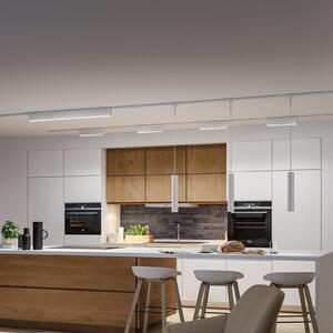 Paulmann URail LED-Leiste Zelos, 4000K, alb semnal, dimabil, reglabil, Alb, Camera de zi / sufragerie, Aluminiu, Modern
