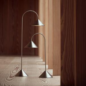 FRANDSEN Lampadar LED Grasp, oțel inoxidabil, înălțime 72 cm, reglabil, Metalic, Oțel inoxidabil, Design