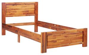 Cadru de pat, 90 x 200 cm, lemn masiv de acacia