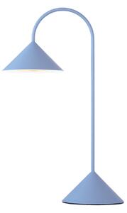 FRANDSEN Lampa de masă cu LED și baterie Grasp, albastru deschis, înălțime 47 cm, reglabil, Albastru, Metal, Design