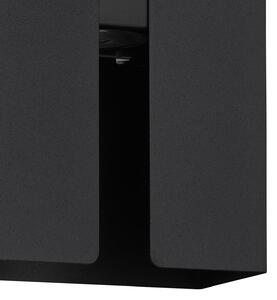 EGLO Lampă LED de exterior Briscola, negru, înălțime 20 cm, metal, CCT, Negru, Metal, Modern