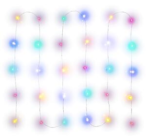 Retlux RXL 260 ghirlandă luminoasă specială, cu baterie, nano 30 LED, culoare multicolor