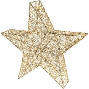 Retlux RXL 327, Decor de Crăciun, stea 20 LED, 40 cm, alb cald