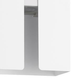 EGLO Lampă LED de exterior Briscola, albă, înălțime 20 cm, metal, CCT, Alb, Metal, Modern