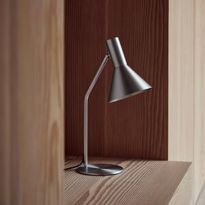 FRANDSEN Lampa de masă Lyss, culoare aluminiu, metal, 50 cm, E27, Metalic, Camera de zi / sufragerie, Aluminiu, Design