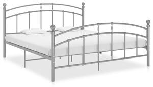 Cadru de pat, gri, 180x200 cm, metal