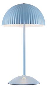 Markslöjd Lampa de masă Zin, albastră, fier, înălțime 35,5 cm, G9, Albastru, Camera de zi / sufragerie, Metal
