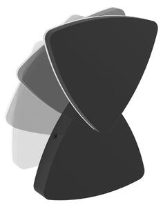 EGLO Lampă LED de exterior Pedersano, negru, lățime 14 cm, triunghiulară, Negru, Aluminiu, Modern