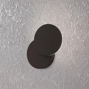 EGLO Lampă de perete exterioară cu LED Pedersano, negru, Ø 14 cm, metal, Negru, Aluminiu, Modern