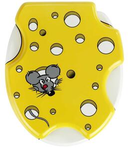 Capac de toaletă SPEEDY, efect 3D - MDF, universal, WENKO