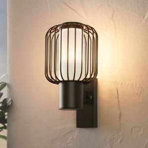 EGLO Lampă de exterior Ravello, negru, înălțime 27 cm, metal, Negru, Metal, Modern