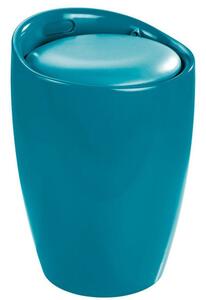 Cos de rufe ce functioneaza si ca scaun, Wenko, 20L, Albastru