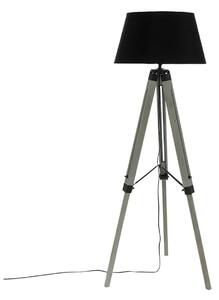 Lampa de podea din lemn, cu picioare si abajur RUNO, inaltime 145 cm