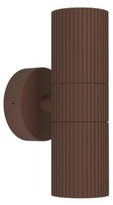 EGLO Lampă de exterior Tomelloso, culoare ruginiu, 20 cm, metal, cu 2 becuri, Maro / Rugină, Aluminiu, Modern