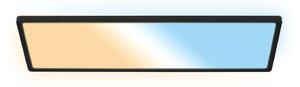 B.K. Licht Panou LED Shallow cu telecomandă CCT, 58 x 20 cm, negru, iluminare din spate, reglabil, Negru, Studiu / Birou, Plastic