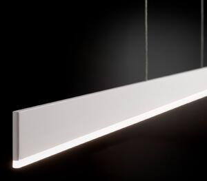 AILATI Lampă suspendată LED Riga, 160 cm, Alb, Bucătărie, Metal, Modern