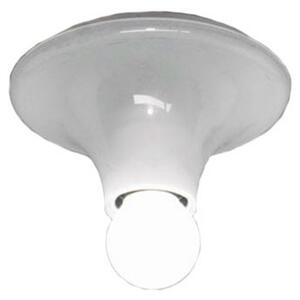 Artemide Lampă de perete Teti design, transparentă, reglabil, Transparent, Camera de zi / sufragerie, Plastic, Design, Plafon rotund direct