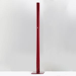 Artemide Ilio - lampadar LED, aplicație roșu 3000K, reglabil, Roșu, Camera de zi / sufragerie, Metal, Design