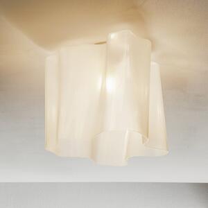 Artemide Logico plafonieră 40x40 cm alb, reglabil, Alb, Camera de zi / sufragerie, Sticlă, Design