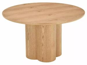 Masă de dining rotundă Rosalia, stejar natural (120 cm)