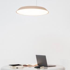 Artemide Febe lampă suspendată LED 2.700K gri, reglabil, Bej, Camera de zi / sufragerie, Plastic, Modern