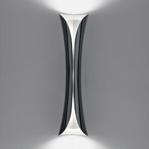 Artemide Cadmo aplică LED GU10 negru/alb, reglabil, Negru, Camera de zi / sufragerie, Plastic, Design