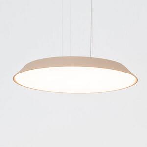 Artemide Febe lampă suspendată LED 3.000K gri, reglabil, Bej, Camera de zi / sufragerie, Plastic, Modern