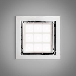 Artemide PAD80 plafonieră LED, Alb, Hol, Metal, Design, Luminile încastrate unghiulare