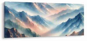 Tablou - Acuarelă munți (120x50 cm)