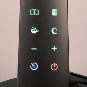 Aluminor Zig lampă de birou LED cu panou comandă negru, reglabil, Negru, Studiu / Birou, Metal, Modern